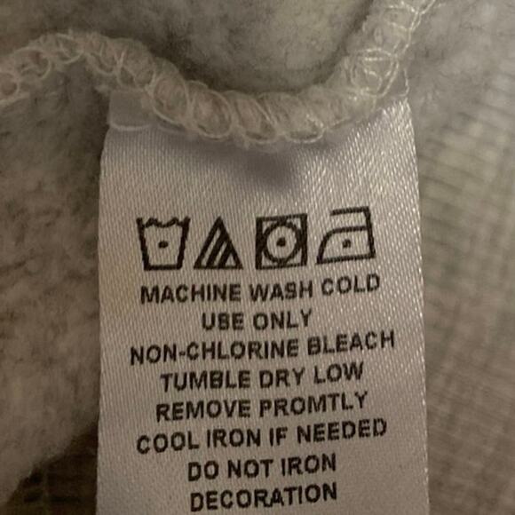 SoulCycle Kingsley Gray Drawstring Long Sleeve Hooded Hoodie Sweatshirt Top Sz M - Picture 5 of 5